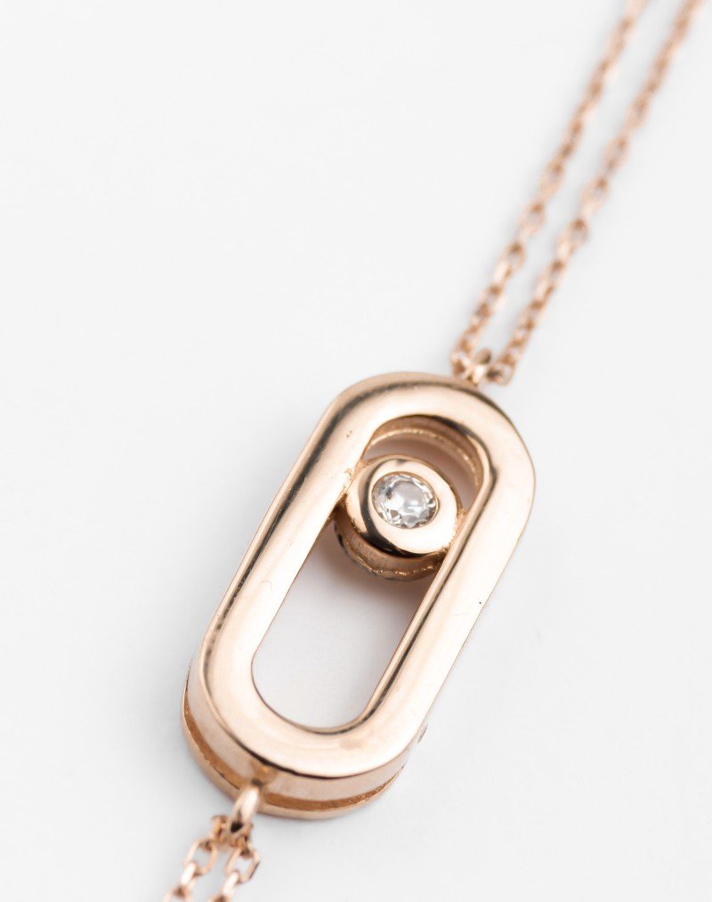 Apyrankė. Reguliuojamas ilgis. Rausvas auksas, praba 585 | Aukseja.lt