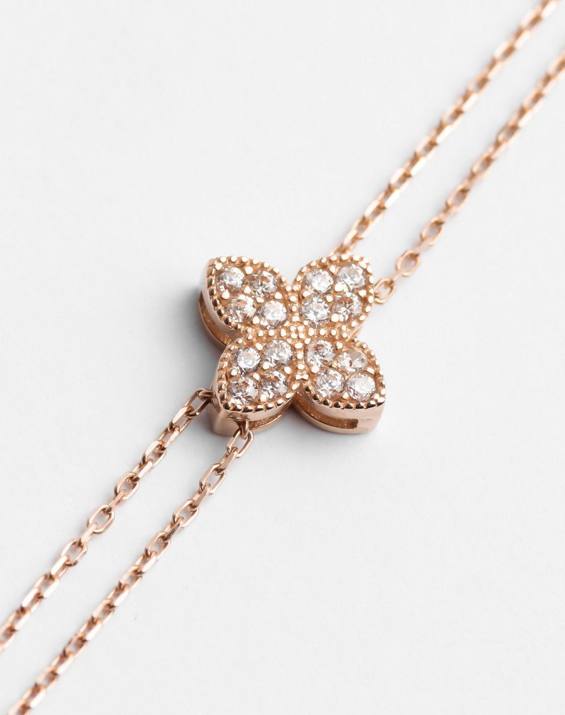 Auskarai su užsukamu užsegimu- Širdelė. Rausvas auksas, praba 585 | Aukseja.lt