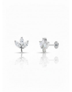 Mono auskaras - Lapeliai. Baltas auksas, praba 585 |Aukseja.lt