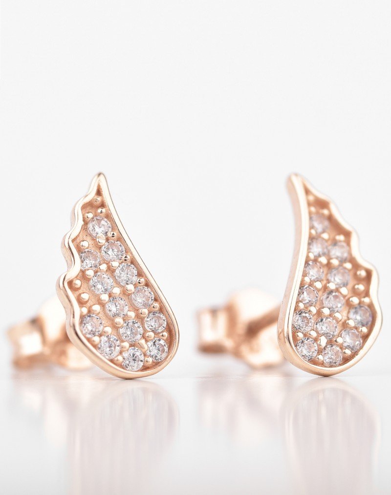 Auksarai Sparnai. Rausvas auksas, praba 585 | Aukseja.lt