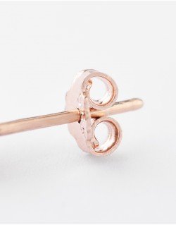 Auskarai Burbuliukai- 5mm. Rausvas auksas, praba 585. Auskarai | Aukseja.lt