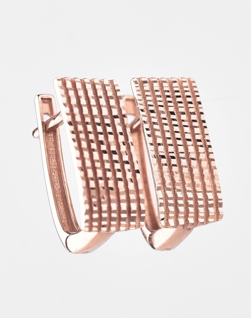 Auskarai su anglišku užsegimu-Auskarai-aukseja