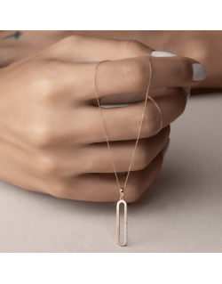 Grandinėlė su pakabuku - Ovalas