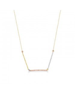 Minimalistinė grandinėlė su pakabuku (rausvas auksas)