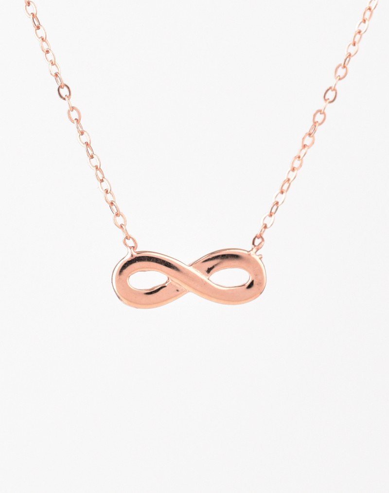 Vėrinys su begalybės ženklo pakabuku-Grandinėlės-aukseja