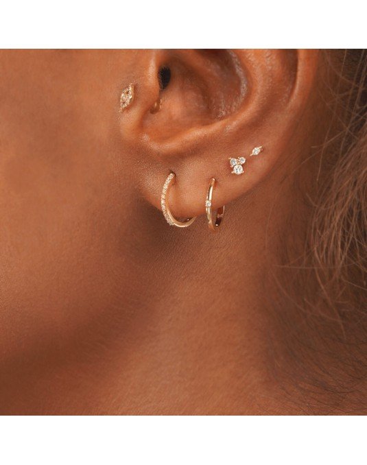 Mono auskaras -  Akutės.  Geltonas auksas, praba 585 | Aukseja.lt